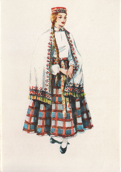 Latgale Women's Folk Costume